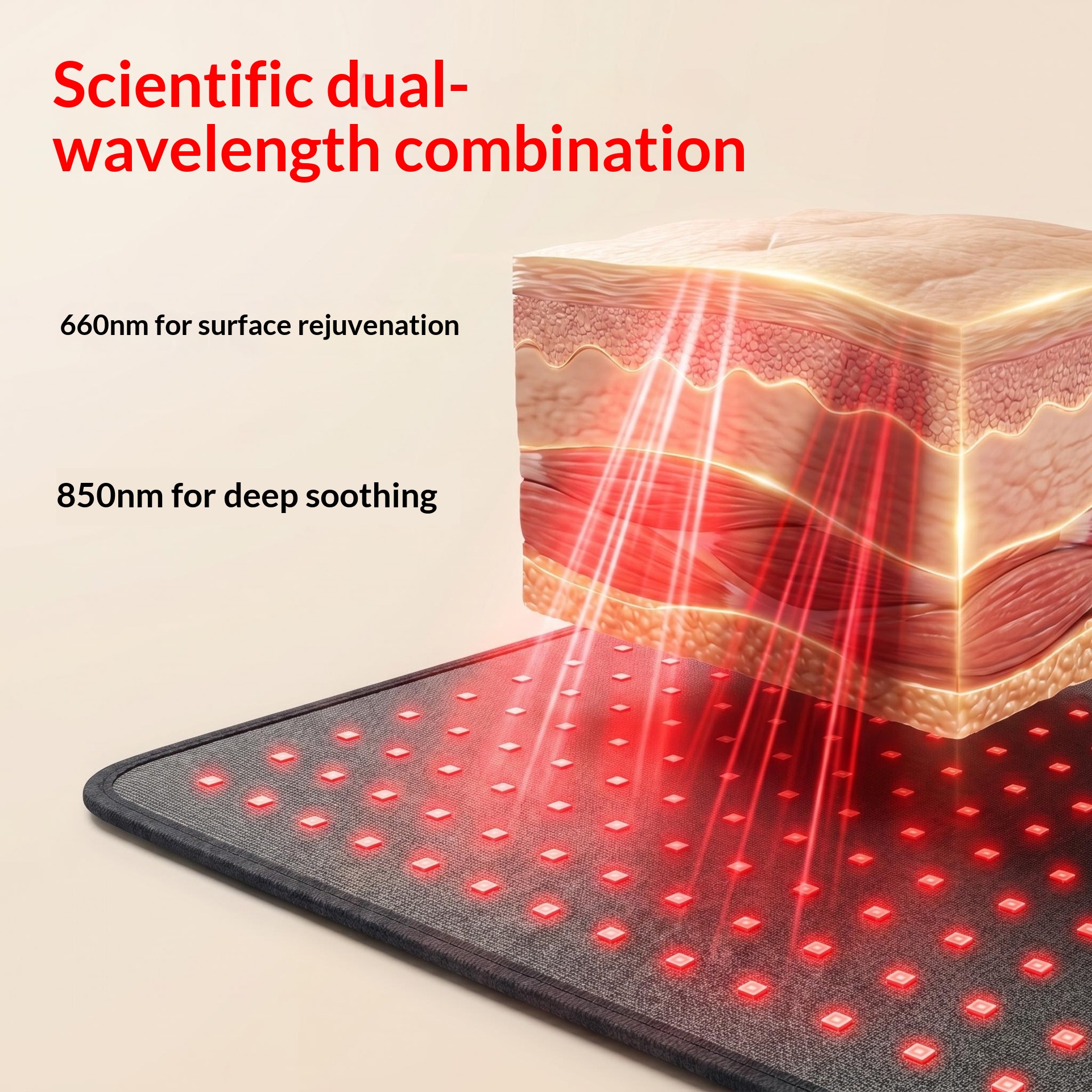 560 Bead Red Light Heating Pad Red Light Therapy Blanket