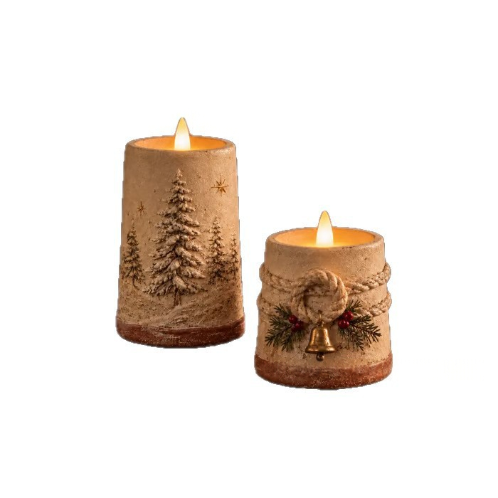 Vintage Candle Holder Resin Craft Ornament