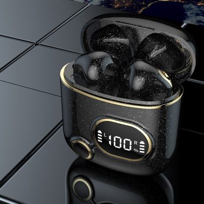 Wireless Binaural Motion Earplug Touch Digital Display Stereo
