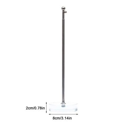 Crystal Base Telescopic Flagpole Ornaments