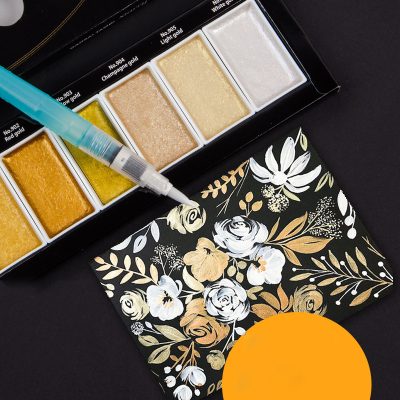 Pearlescent Pigment For Professional Watercolor Painting