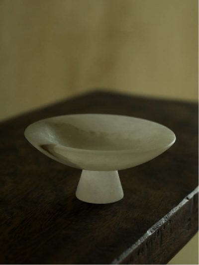 White Marble Fruit Tray Shelving Tray Candle Holder