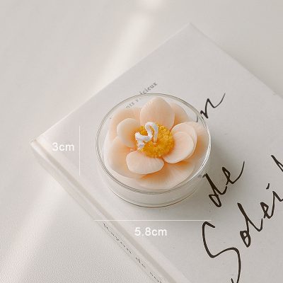 Rose Shape Plant Aromatherapy Candle Creative Decoration