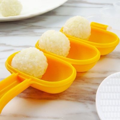Rice Ball Mold, Shake Sushi Maker Mold, DIY Onigiri Making Tool For Kids, Food Grade Plastic Sushi Mold Kit