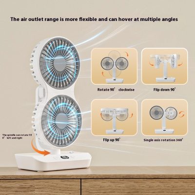 Multi Functional Dual Head Ultra Endurance Small Fan