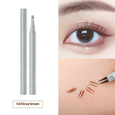 Two-claw Eyelash Pen Liquid Eyeliner Not Smudge Waterproof Eye Shadow