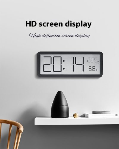 Simple Large Screen Temperature And Humidity Clock