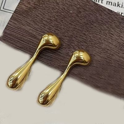 Alloy Earring Musical Note Water Drop Retro Fashion Minimalism Ear Studs