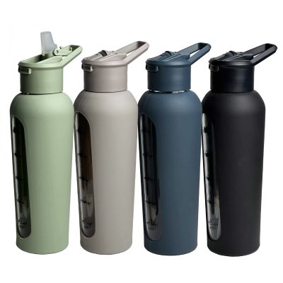 Large-capacity Portable Sports Water Bottle With Lid