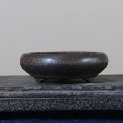 Purple Clay Round Miniature Handmade Pot